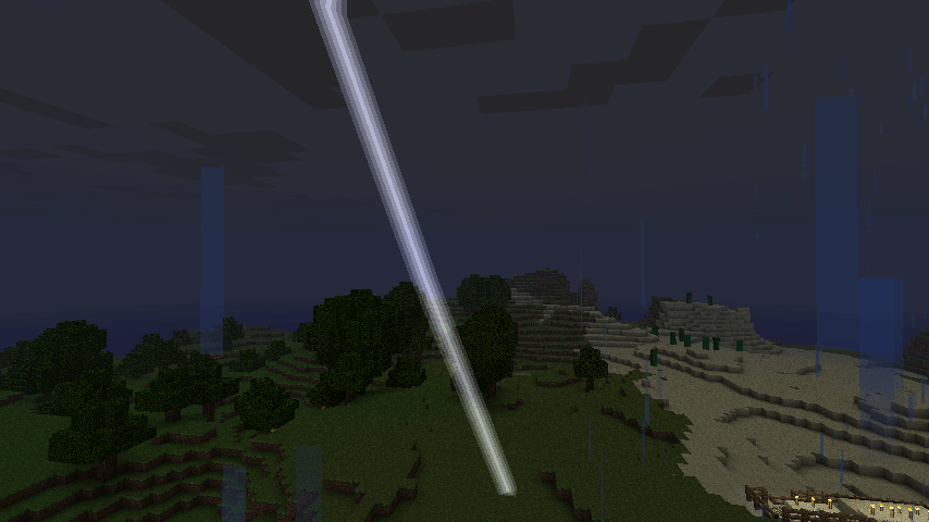 Lightning Staffs in Vanilla Minecraft One Command Creations