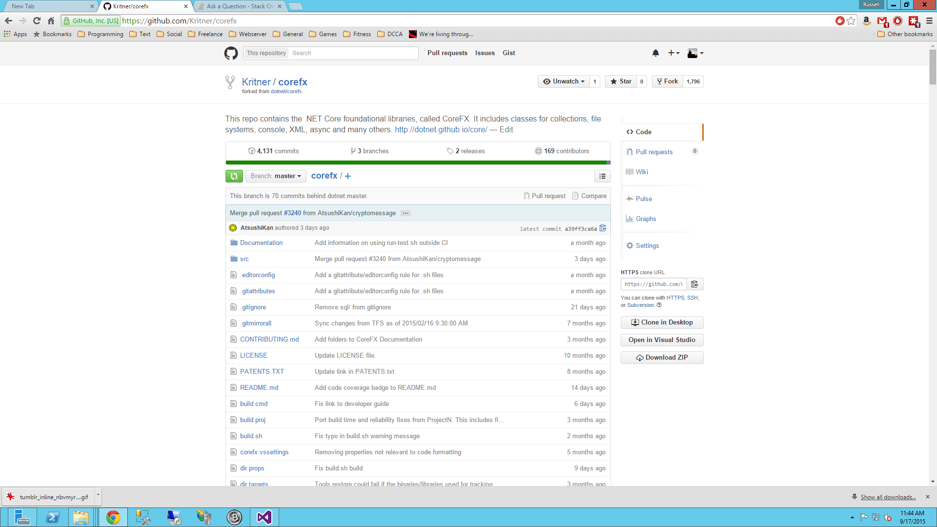 git How to "refork" (or rebase?) w/o use of command line Stack
