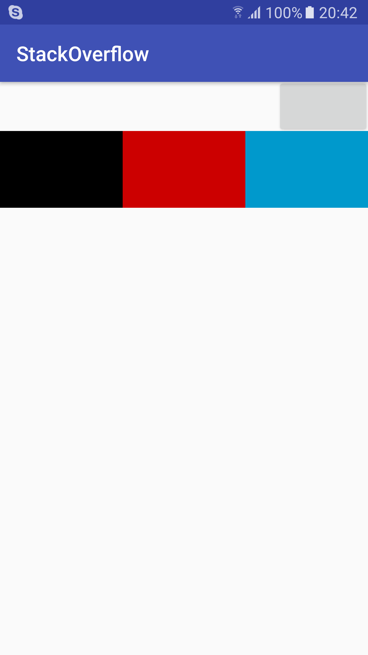 Setting stacked up layout programmatically in android Stack Overflow
