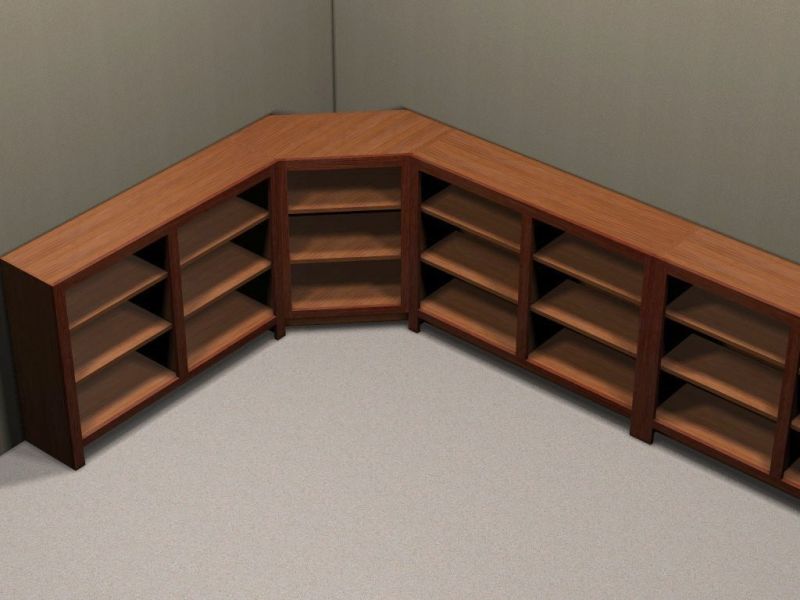 carpentry How do I make builtin bookcases for the corners of a room