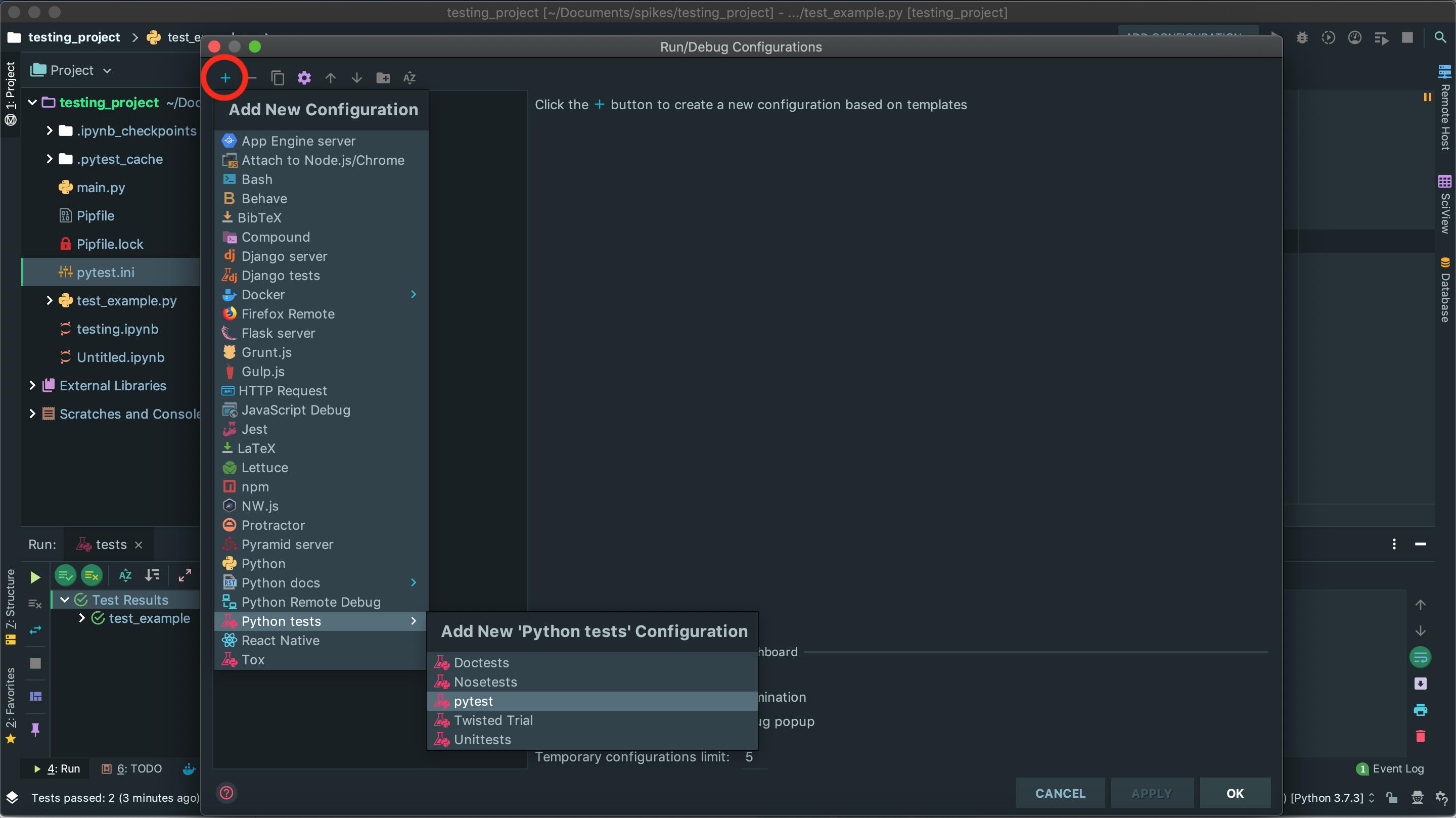 python 2.7 How to make unit test in pyCharm Stack Overflow