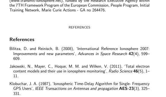 bibliographies Change font in bibliography title, \refname does not