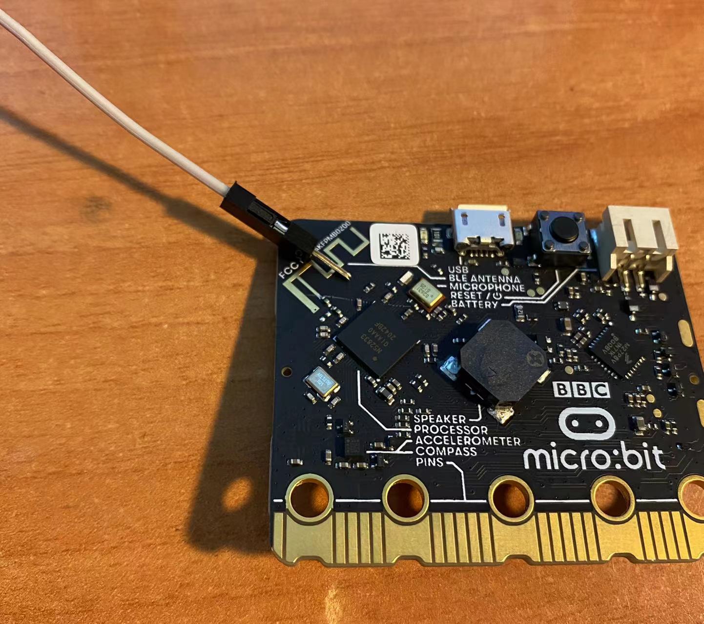 rf Can I solder a wire antenna to the exposed PCB antenna of a BBC