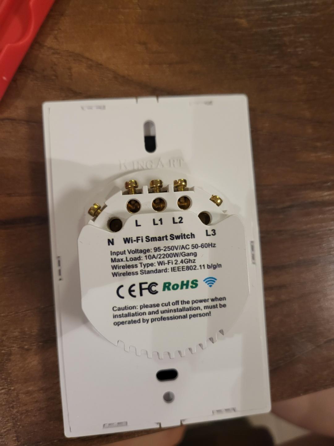wiring ceiling light is not connect with new smart switch Home Improvement Stack Exchange