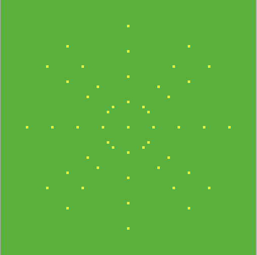 NetLogo set pcolor of random patches in specific distance from center