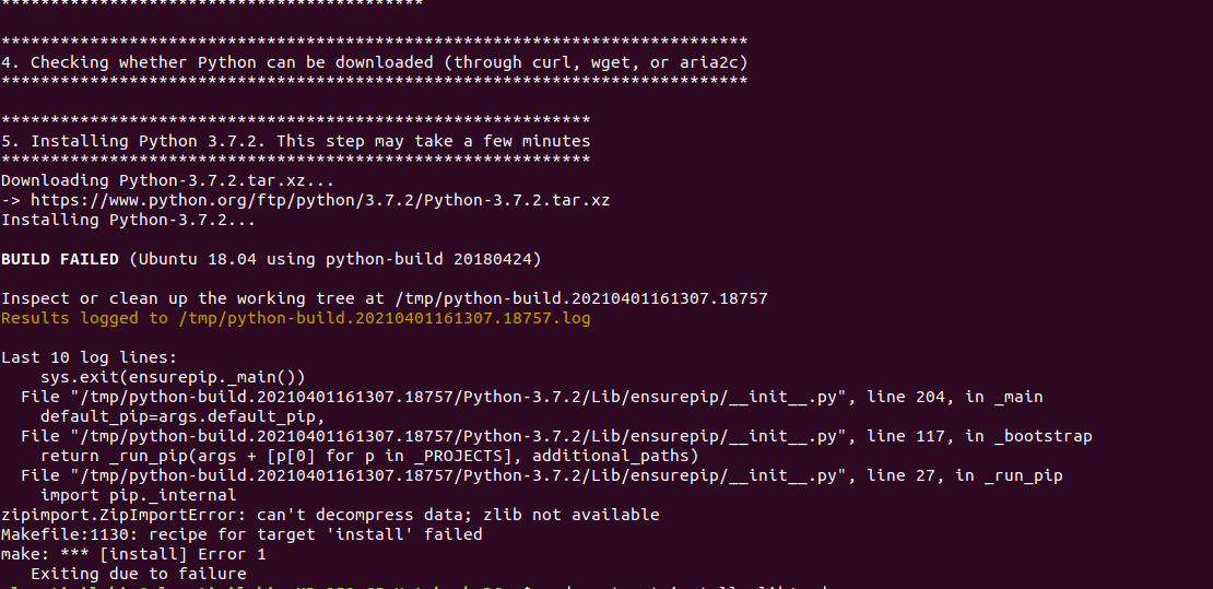 amazon web services zipimport.ZipImportError can't