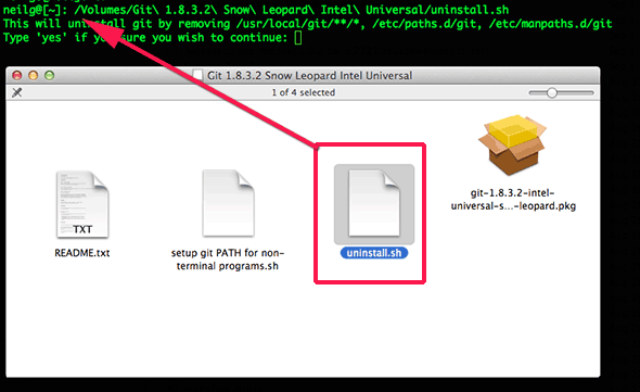 No results for: macos - Problems trying to run git uninstall.sh on Mac...