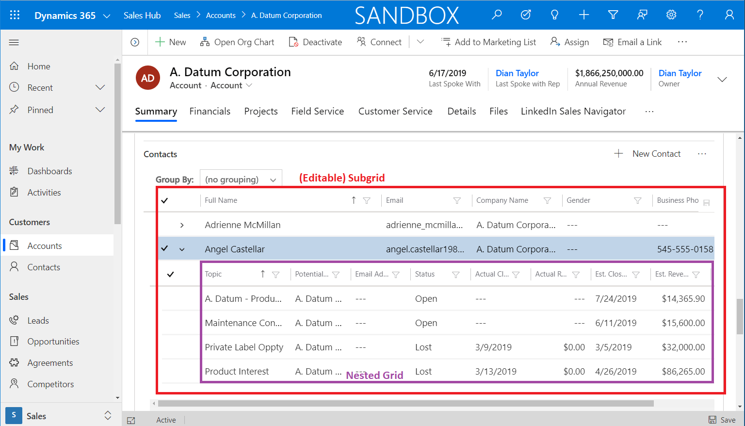 dynamics crm Powerapps model driven app, join 2 tables in the same