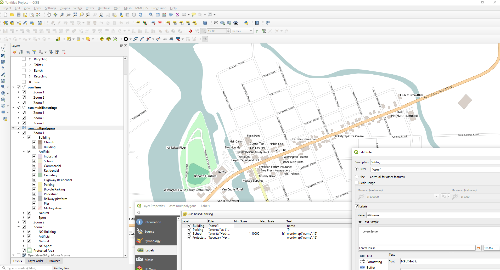 Qgis Add Openstreetmap Layer qgis Is there an OpenStreetMap label layer? Geographic Information