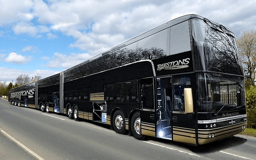 Double Decker Articulated Bus