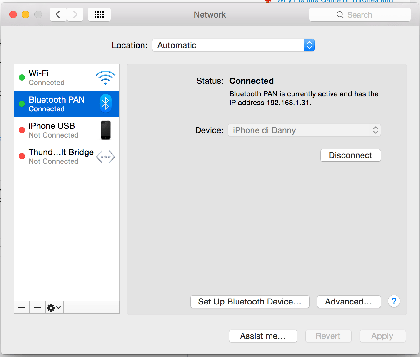 network Can't share connection from macbook to iphone Ask
