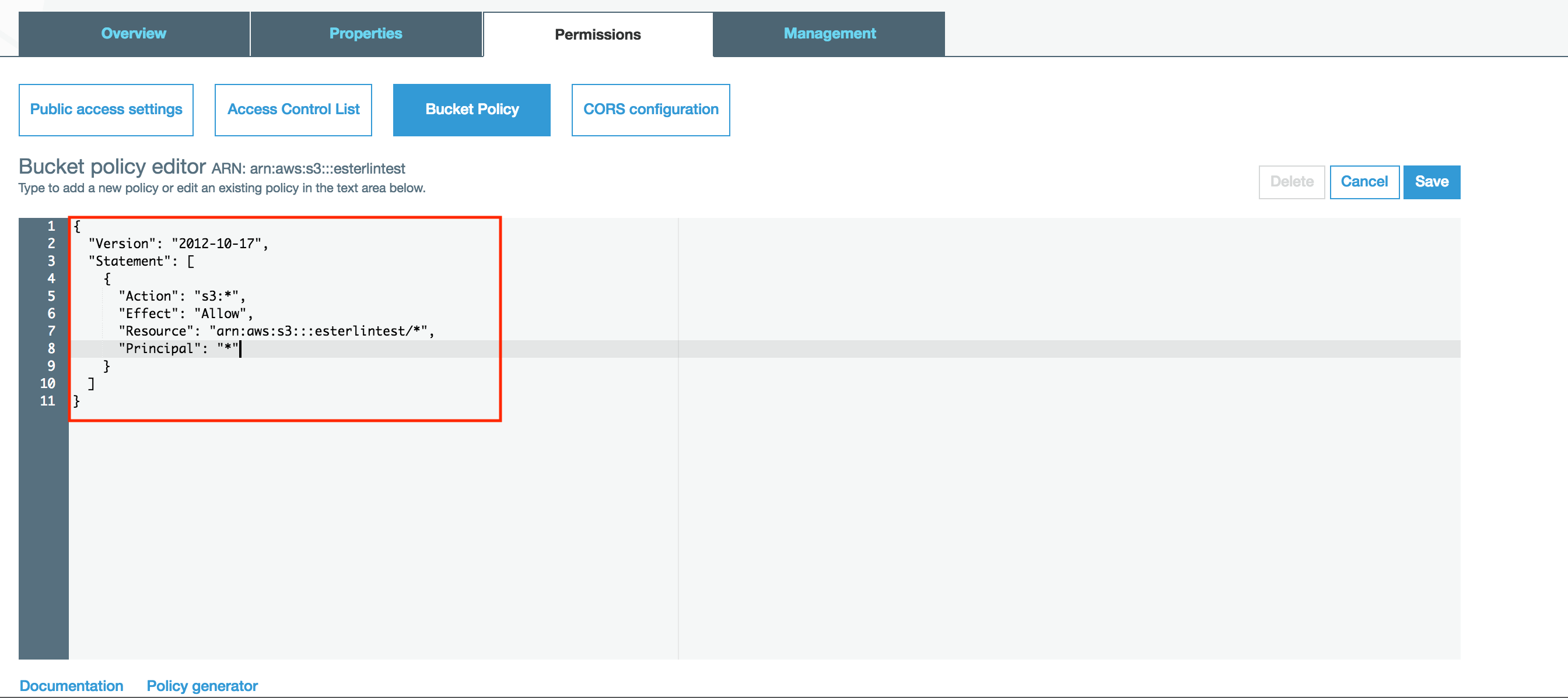amazon web services AWS S3 Bucket Permissions Access Denied Stack