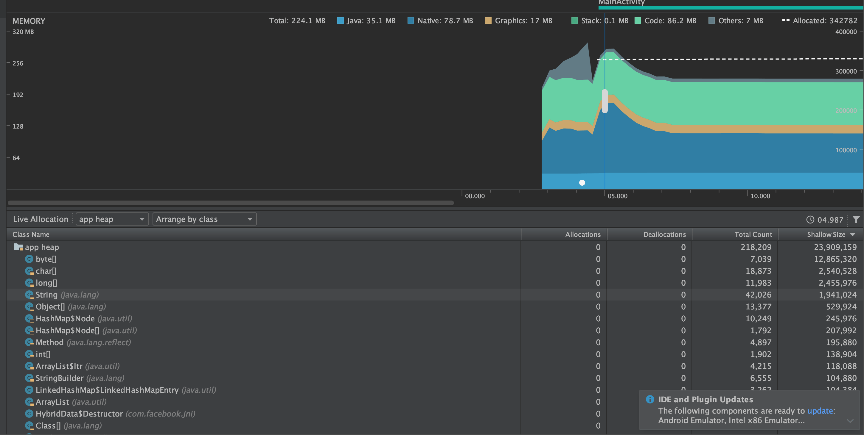 How to reduce Reactive Native app memory usage in Android