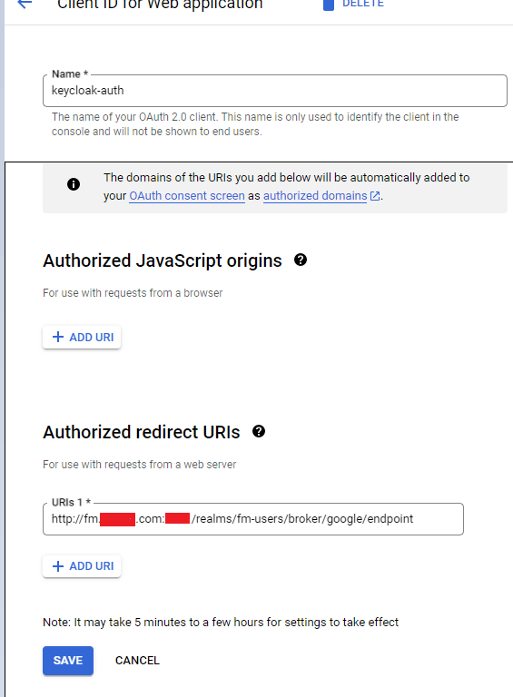 Keycloak and Google OAuth 2.0 redirect URI mismatch Stack Overflow