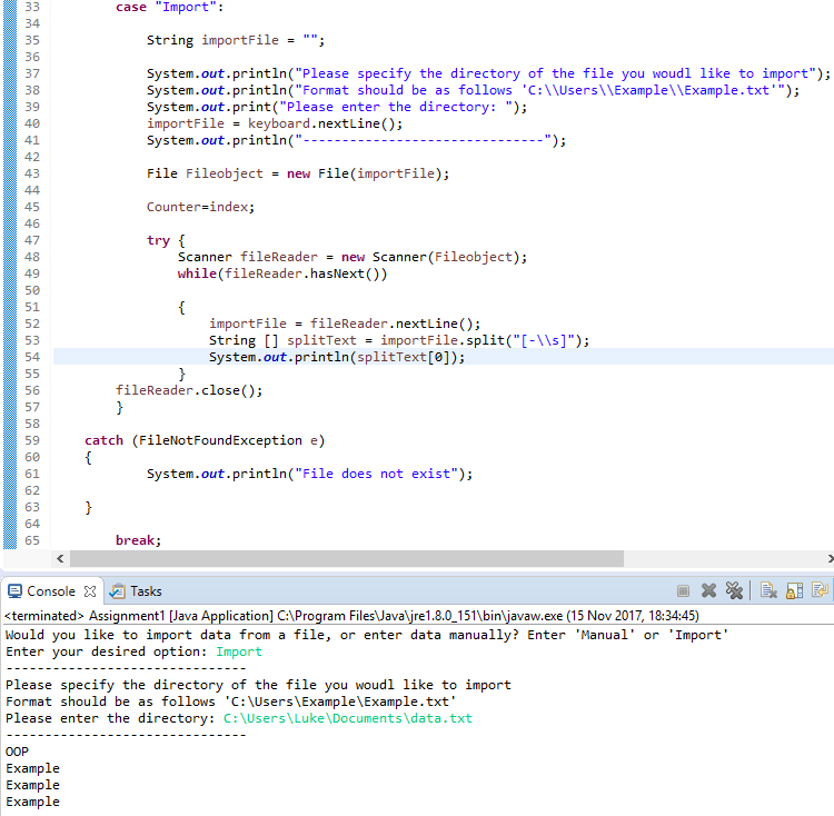 java Using split method to split a string Stack Overflow