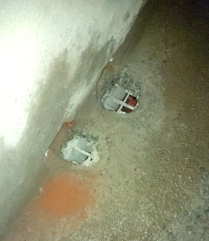 repair - Filling the holes for a concrete slab - Home Improvement Stack