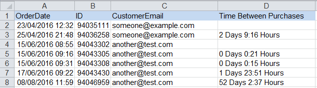 Excel calculate time frame between dates Super User