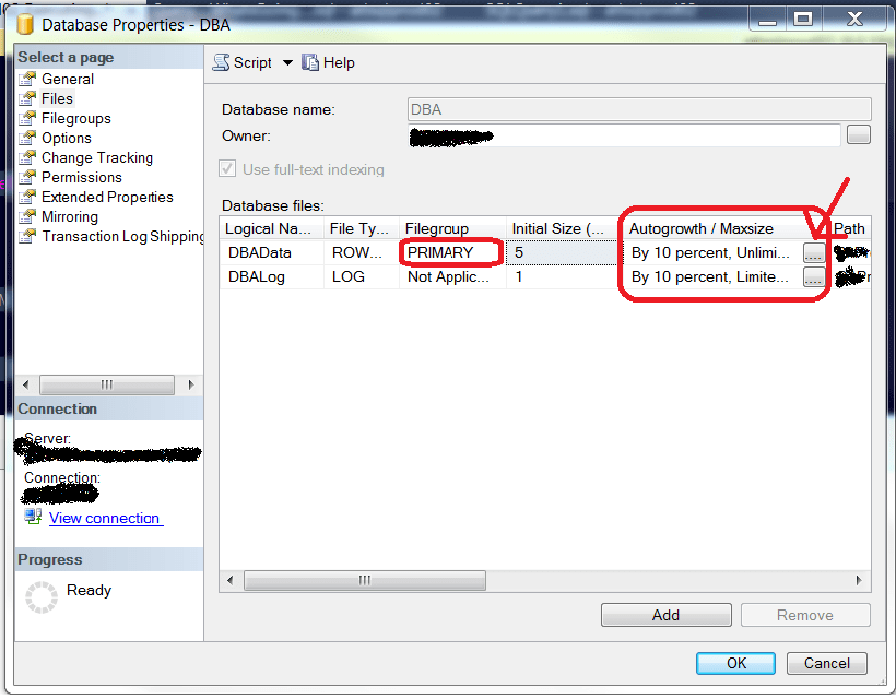 sql server 2008 r2 Insufficient disk space in Filegroup Database