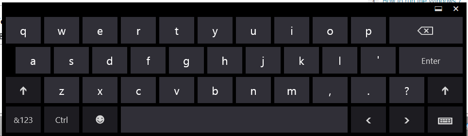 How do I type the backtick / Grave accent character on a (UK) Windows 8