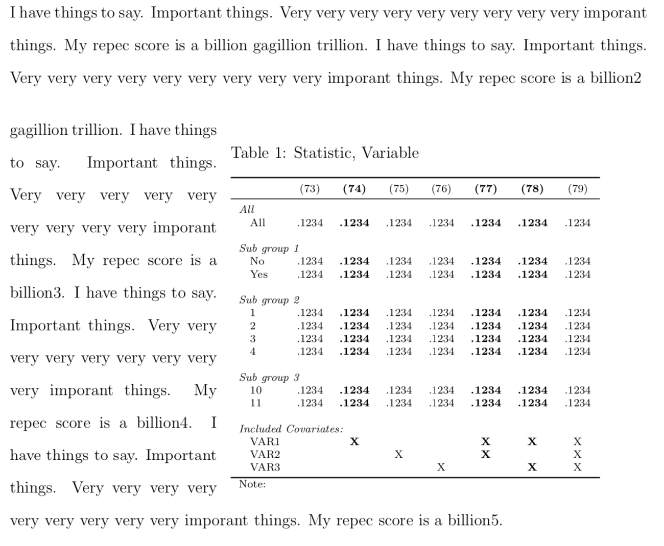 tables Extra blank line when using setspace, wrapfig, and