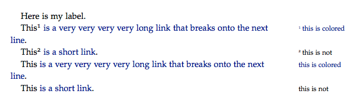 hyperref Sidenotes and marginnotes change color when hyperlinks break over a line in tufte