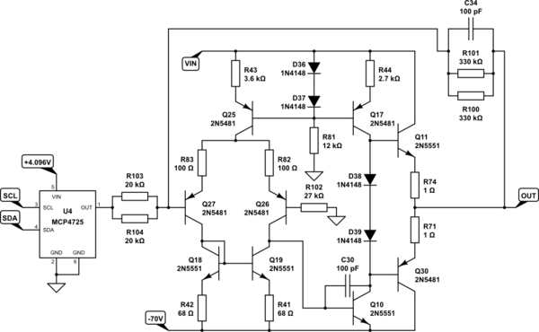 operational amplifier - Discrete op-amp small voltage offset