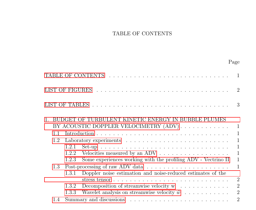 Issue with spacing in table of contents TeX LaTeX Stack Exchange