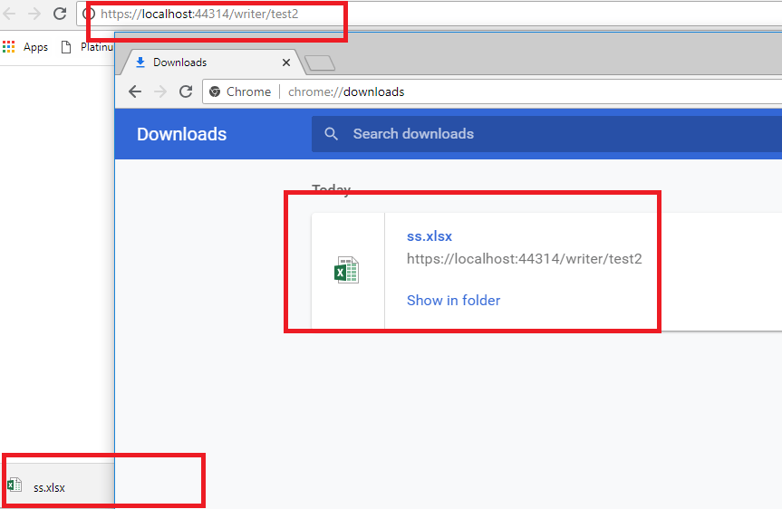 c Download excel(NPOI) by write data to response from