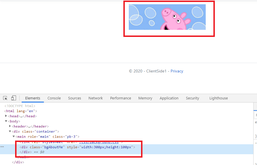 css Razor page background image not displaying Stack