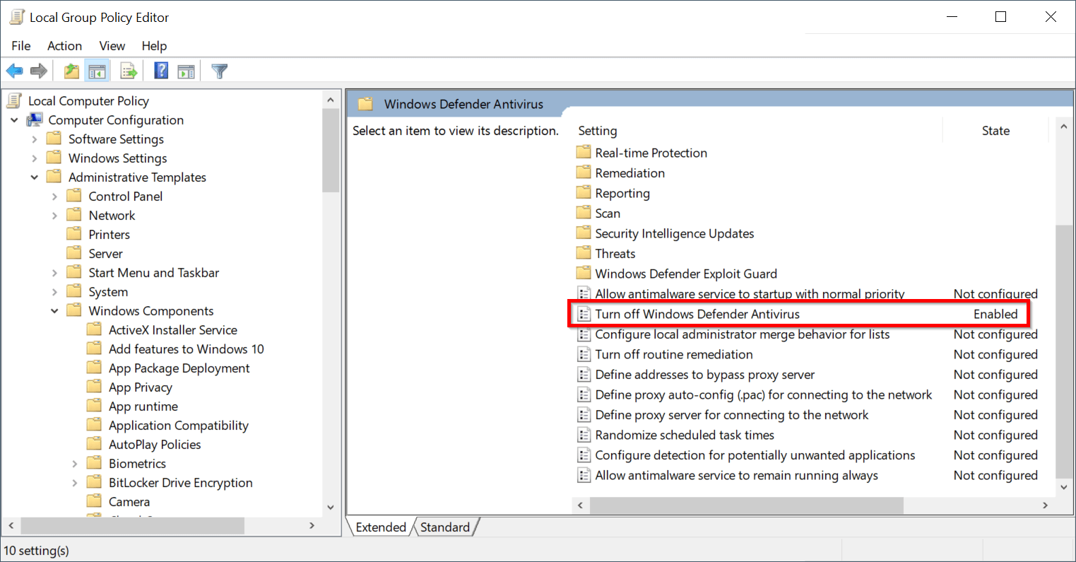 How to stop real time antivirus in Windows 10 Super User