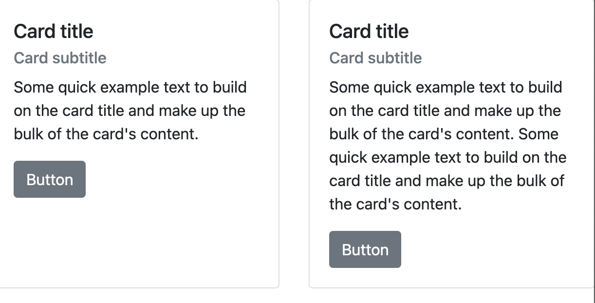 javascript How to align elements in bootstrap cards to bottom of card