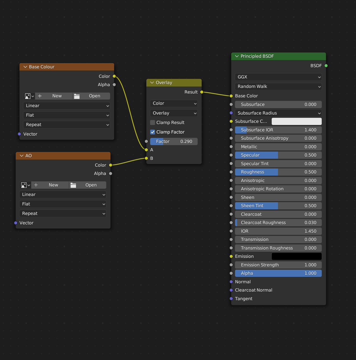 How to add AO image as node in shading view? Blender Stack Exchange