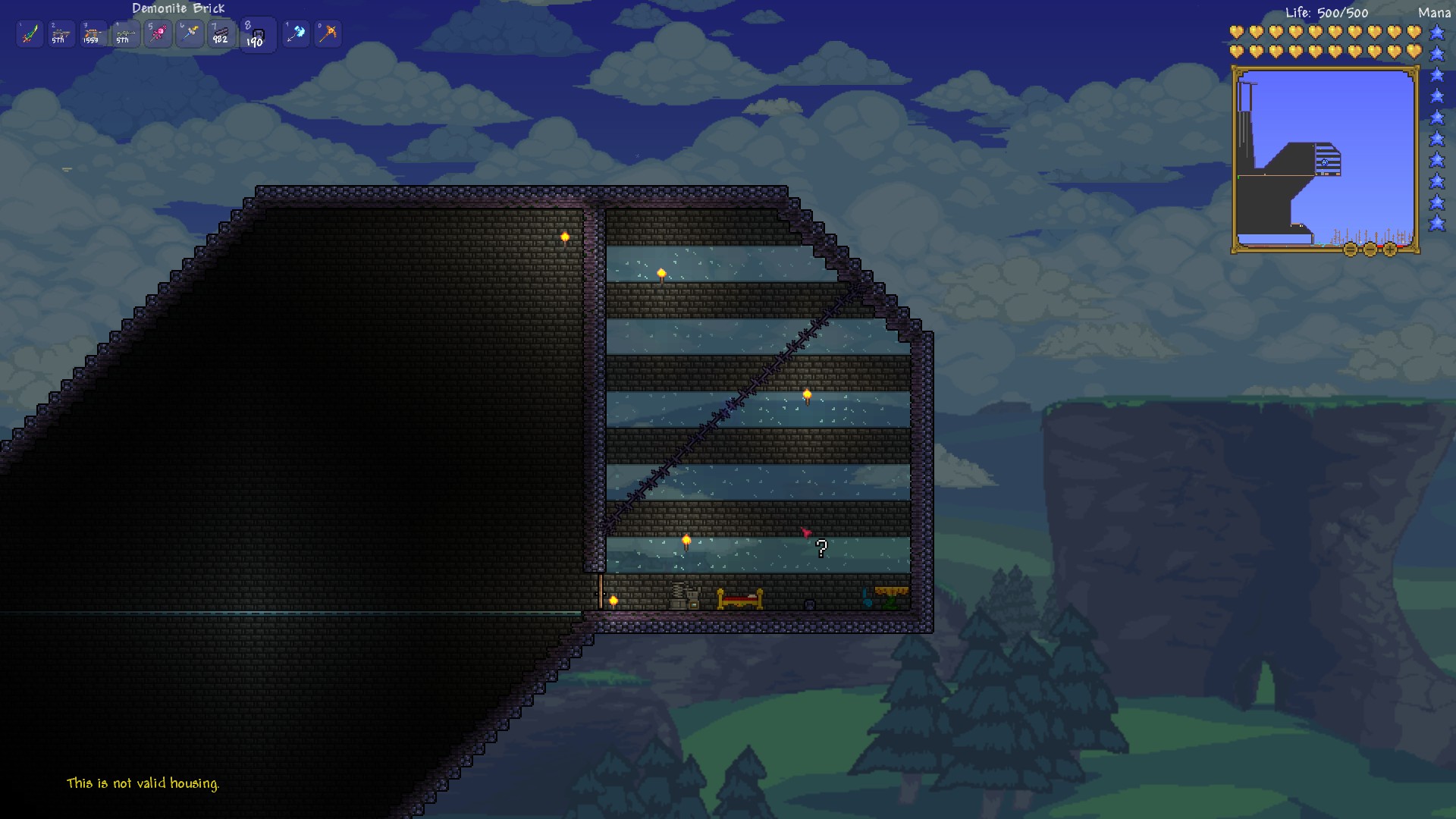 Terraria Why is the housing not valid? Love & Improve Life