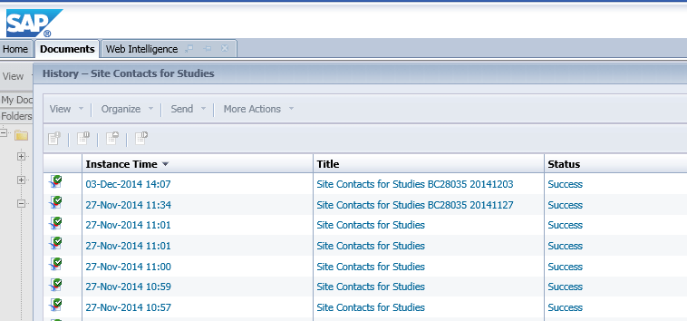 business objects sdk How (in RESTFUL web services) in BO to obtain