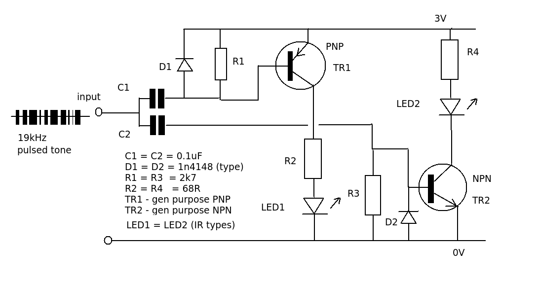 Electronic Headphone/Line out voltage for driving a LED Valuable
