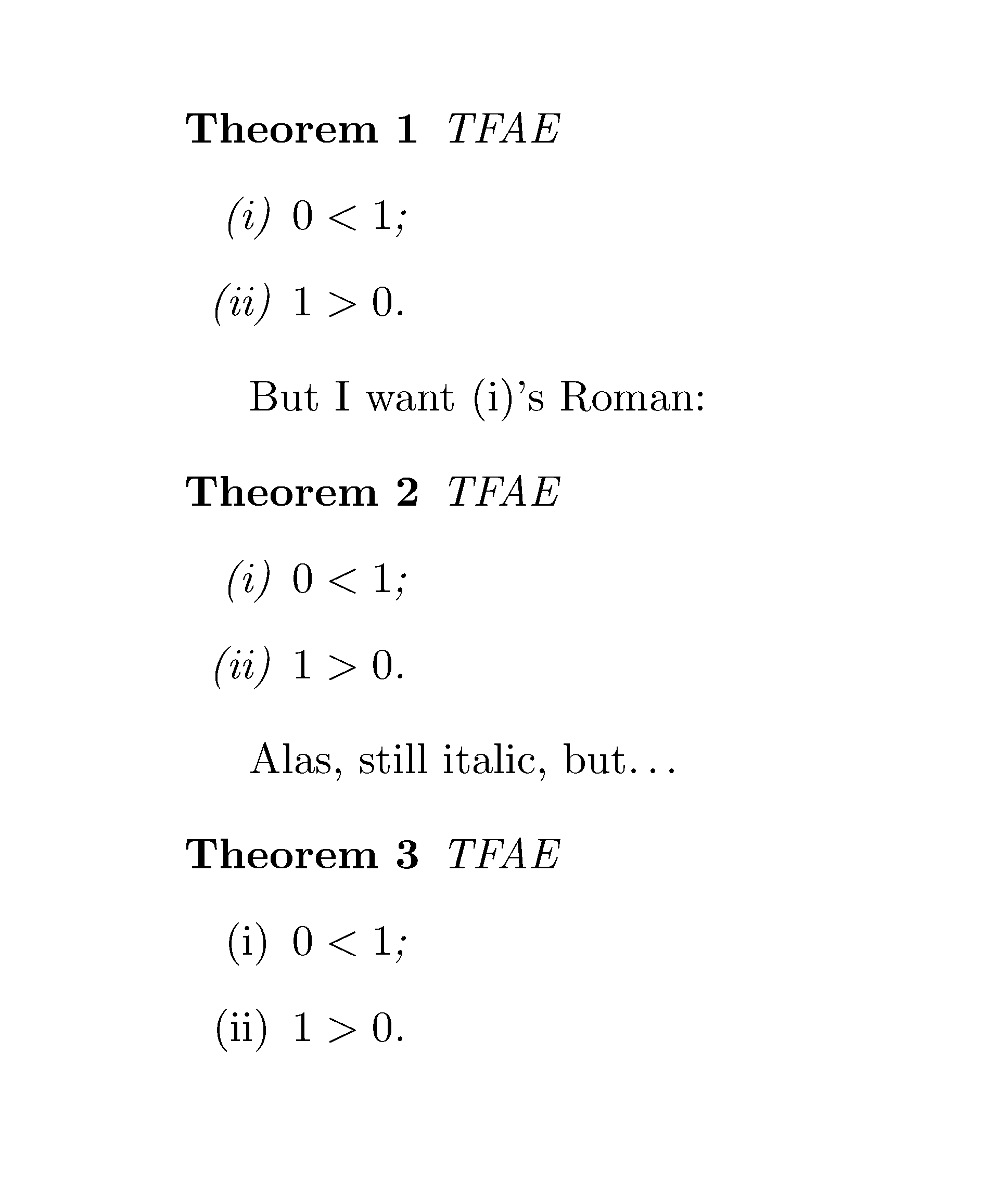 best practices Always \textrm, never \rm? A counterexample? TeX