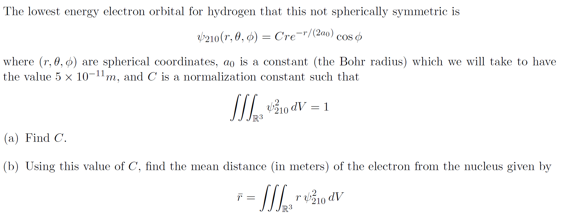 calculus Triple integral in spherical coordinates in an example