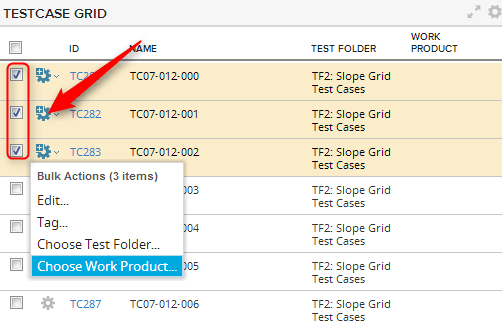 How to multi Edit Test Cases to update User Story in Rally? Stack