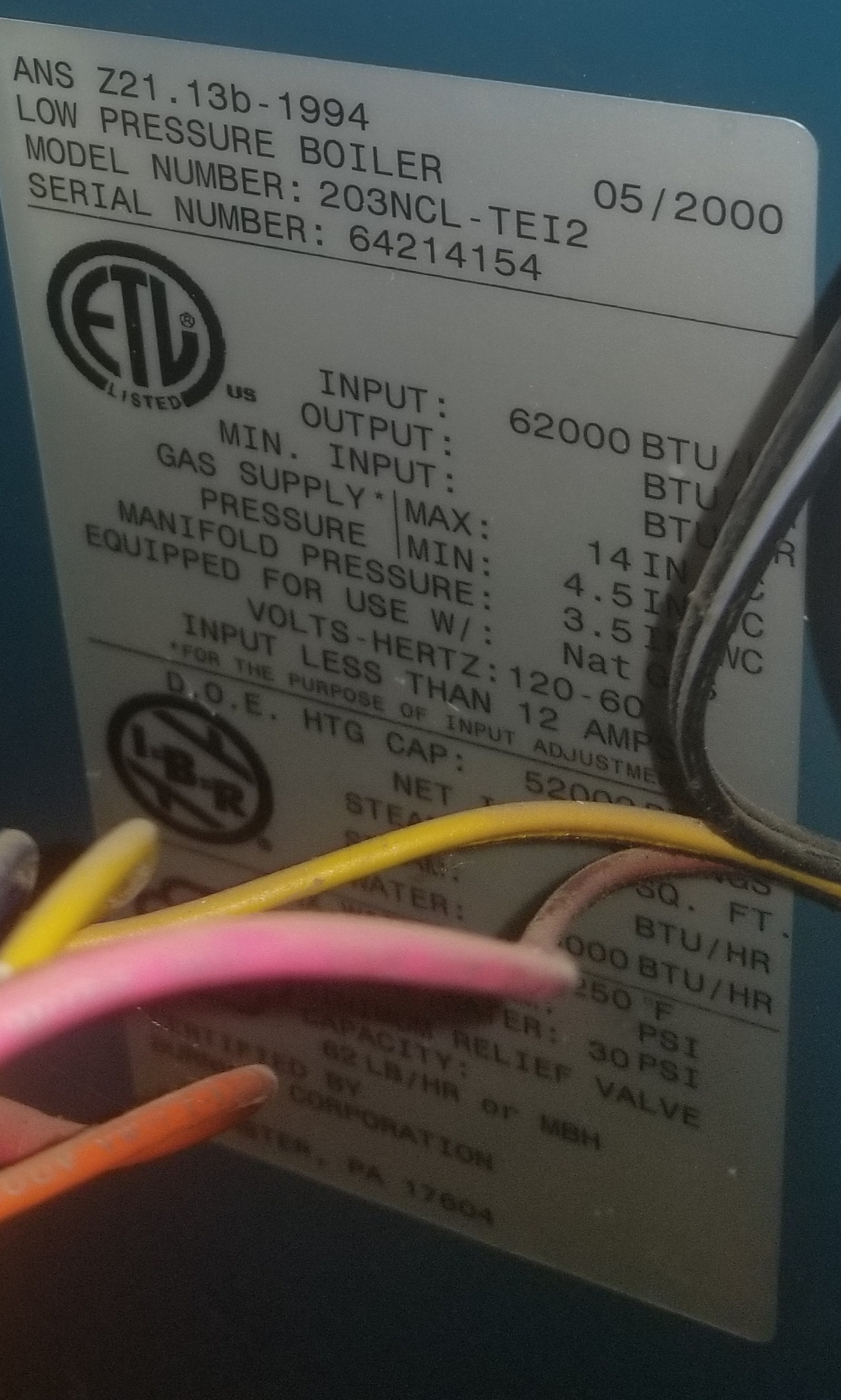 hvac - U.s. boiler / Burnham boiler alterations - Home Improvement