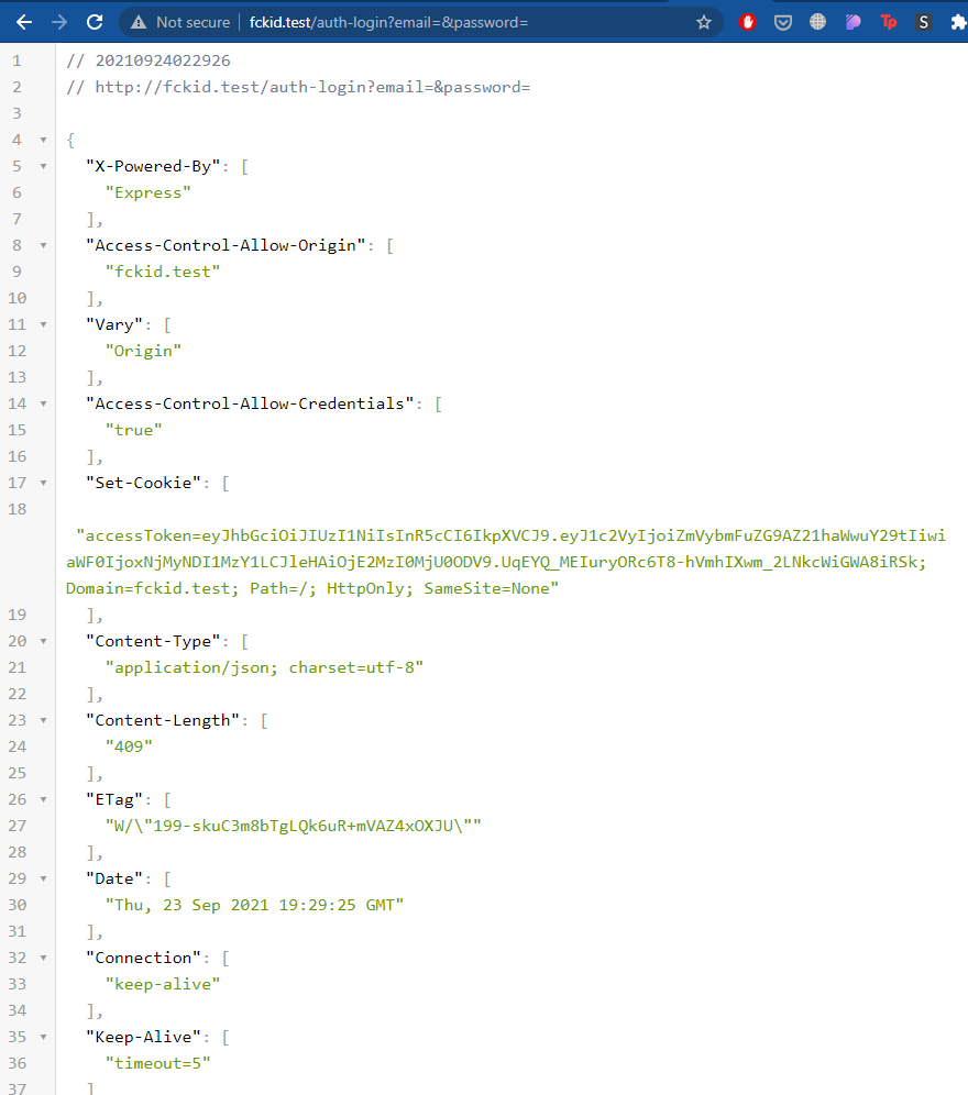 Php Implementation of httpOnly flag to enhance CSRF token security in