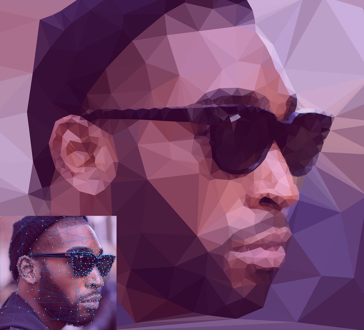 adobe illustrator Lowpoly art mesh creation Graphic Design Stack Exchange