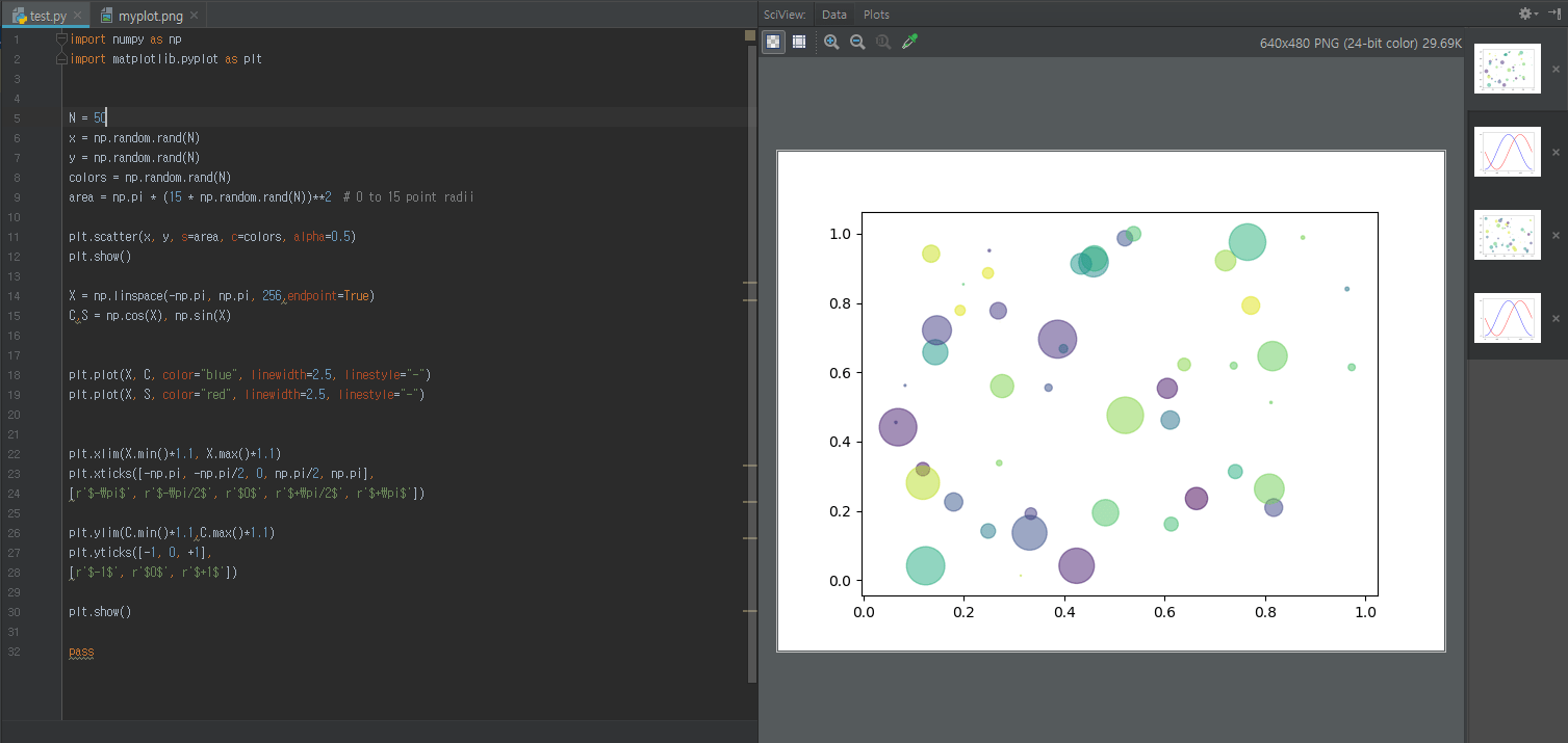 python Using PyCharm I want to show plot extra figure windows Stack Overflow