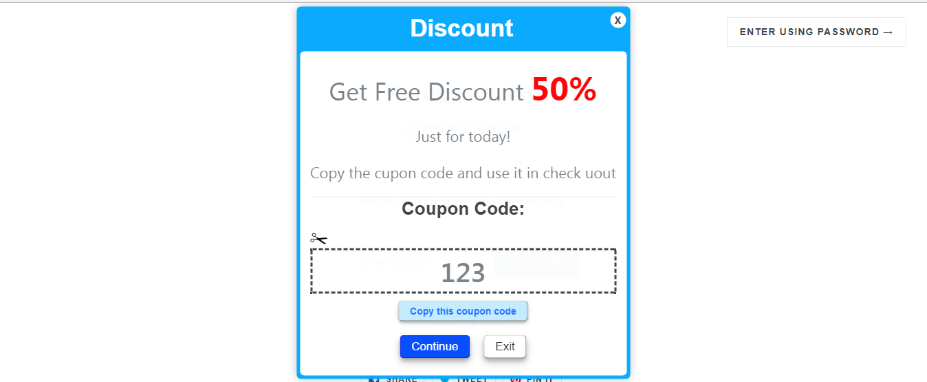javascript Create copy button in popup Stack Overflow