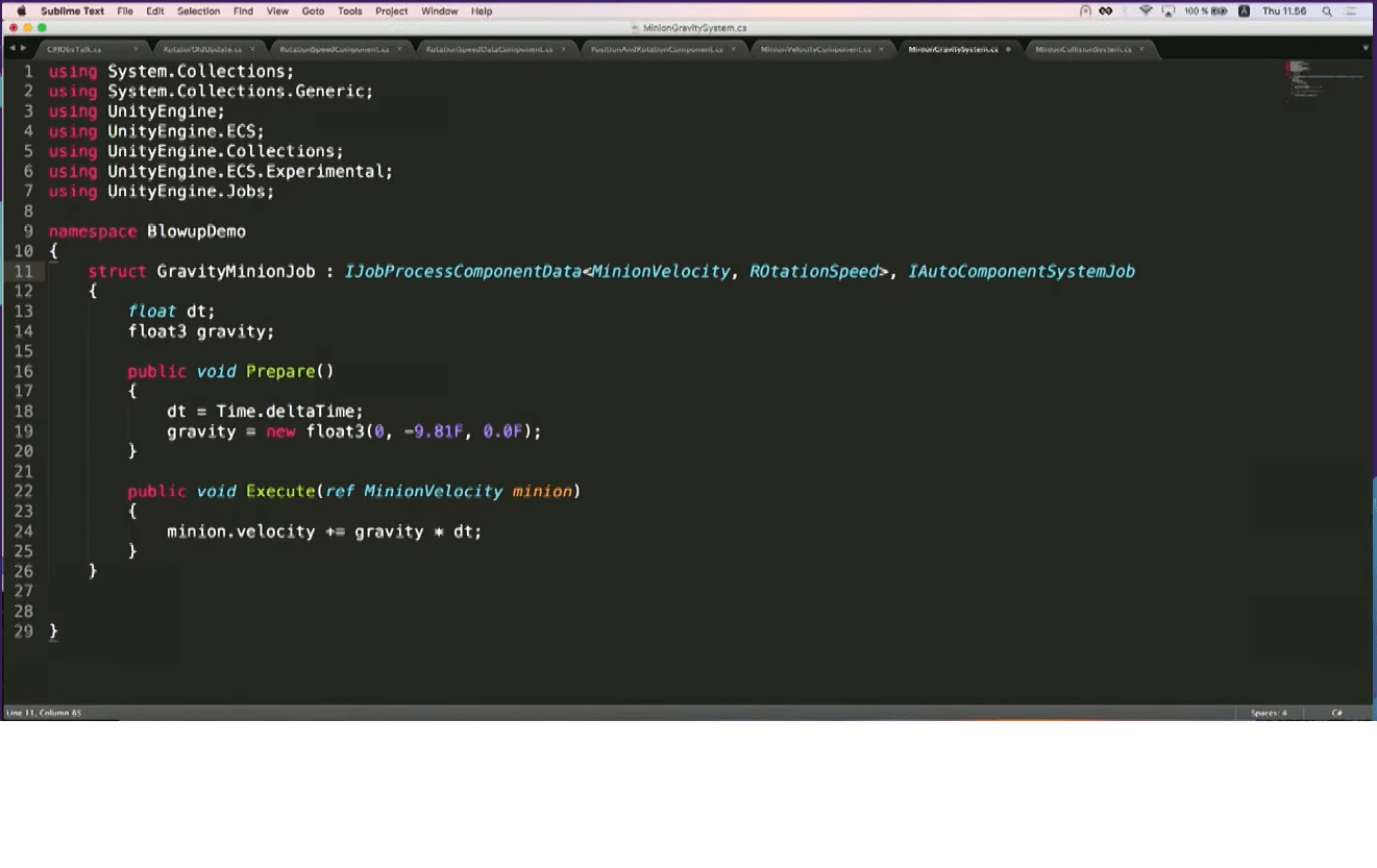 How can i create an interface in C that has an arbitrary number of