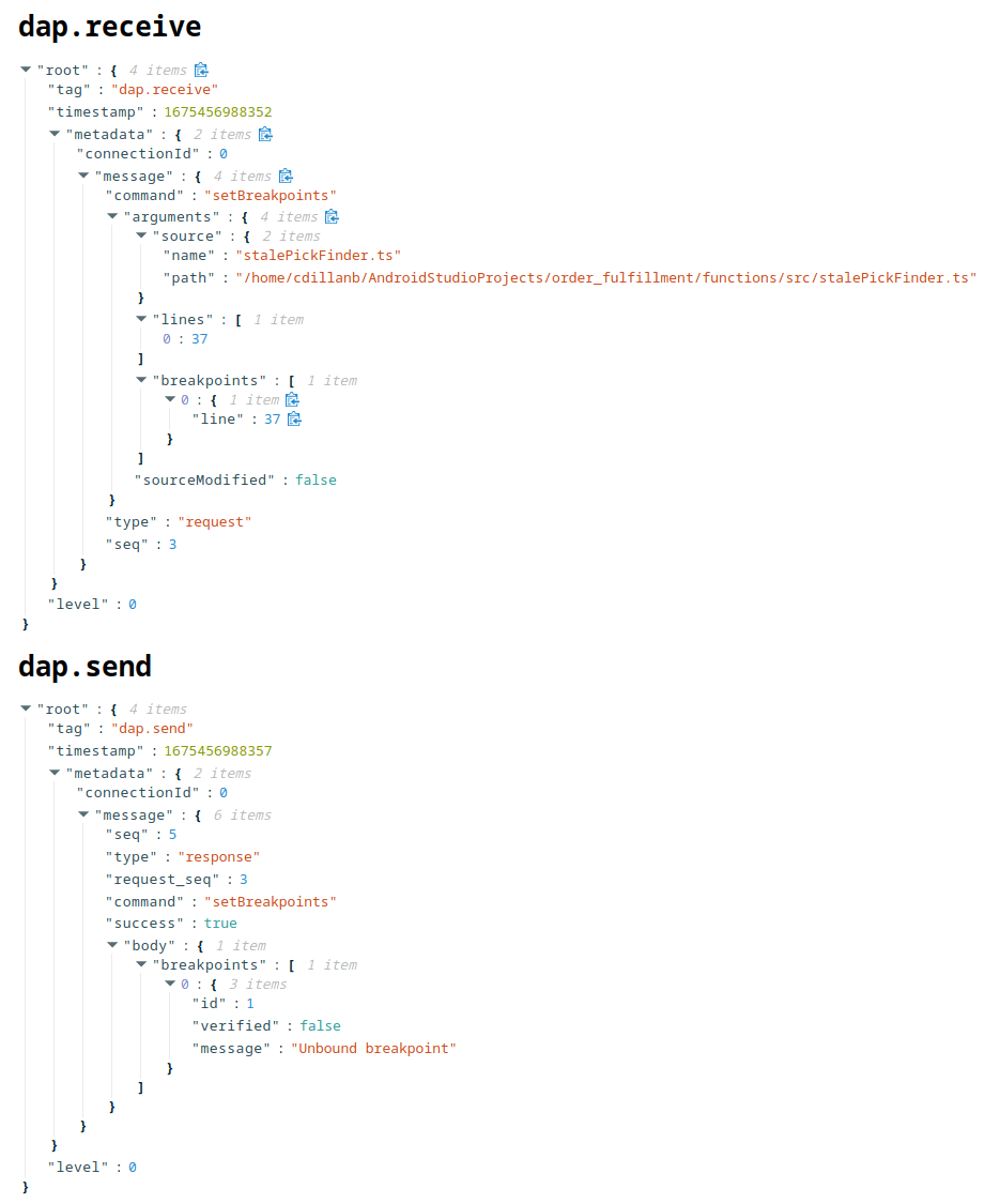 node.js VS Code Unbound breakpoints We couldn't find a corresponding