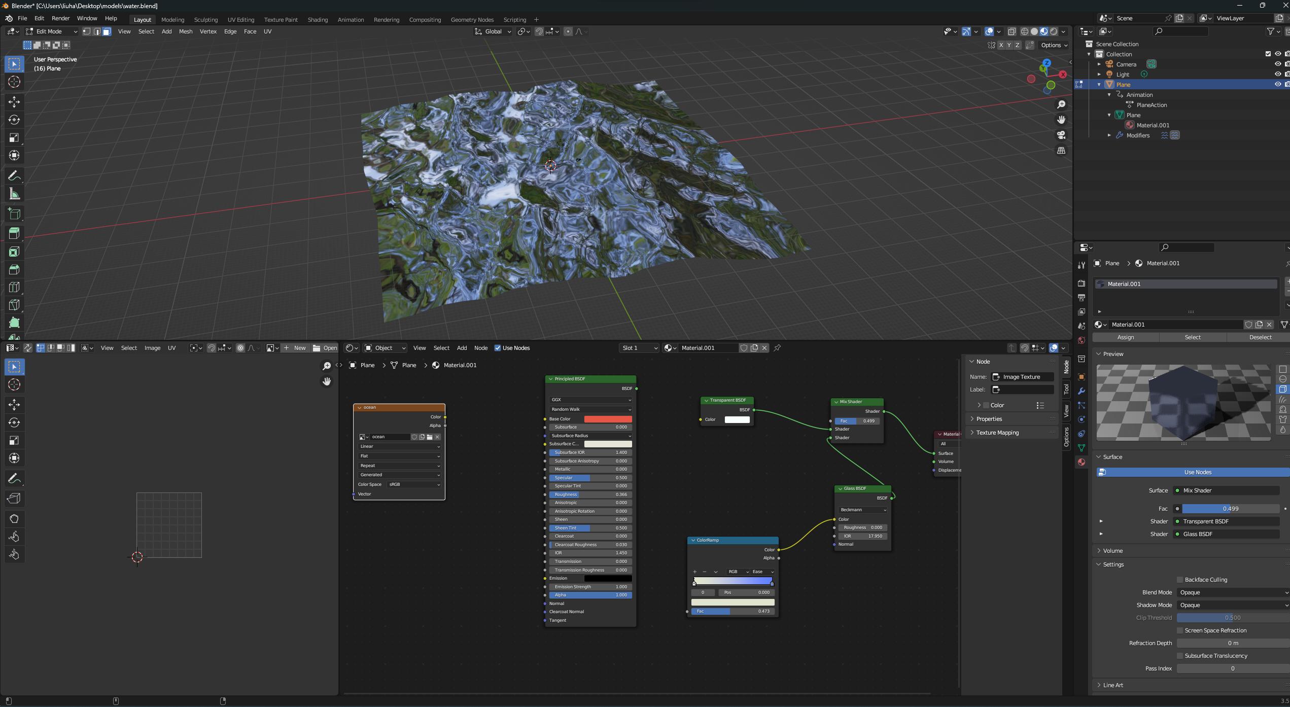 modifiers Having no idea of exporting a glb/gltf file with texture