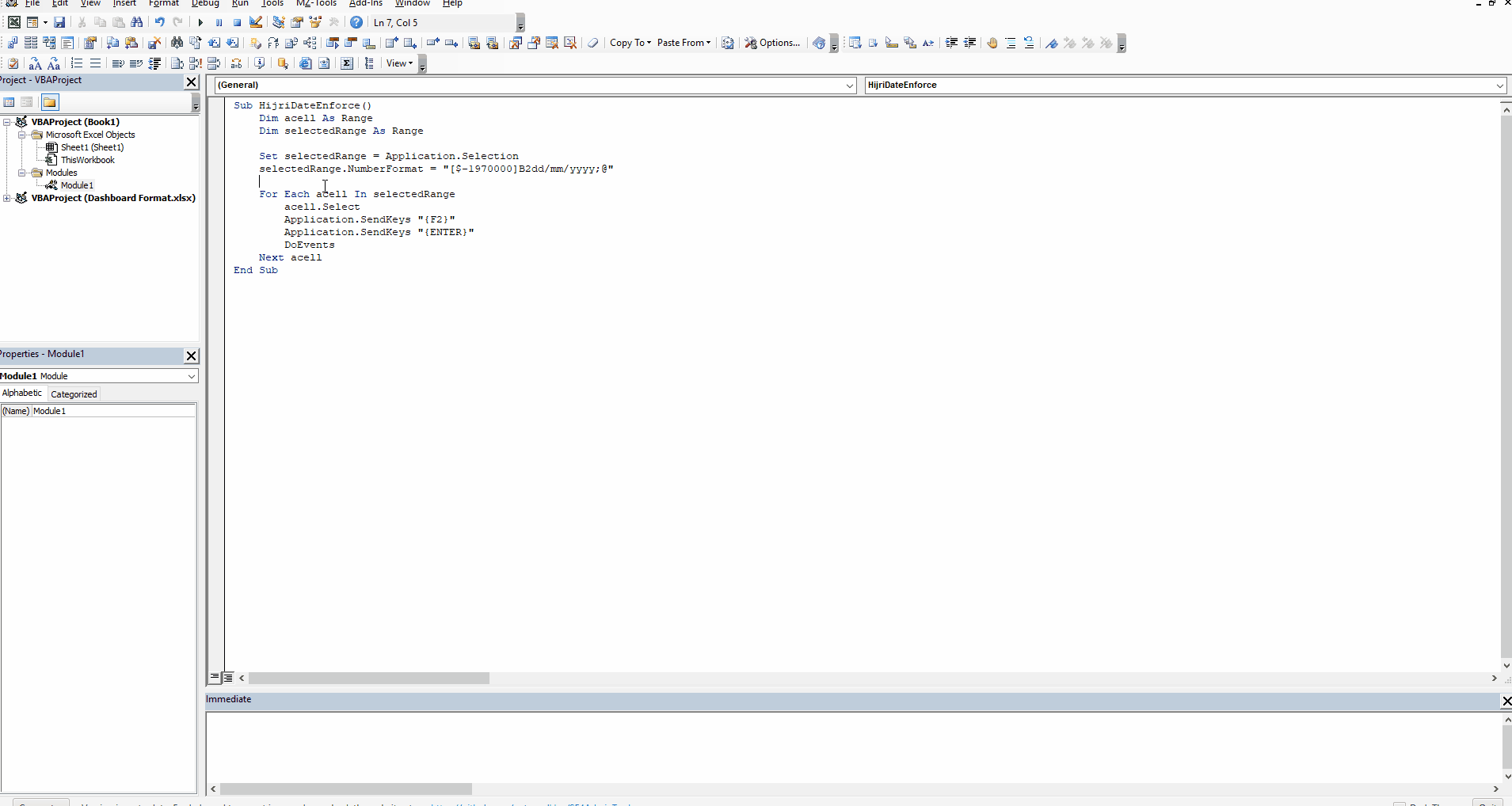 [Solved]Hijri Date FormattingVBA Excel
