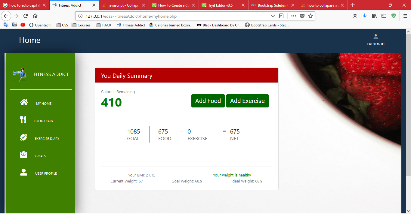 javascript How to collapse a sidebar on small screens? Stack Overflow