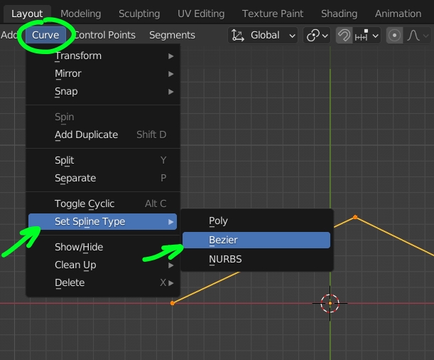modeling blender curve tool isn't smooth Blender Stack Exchange
