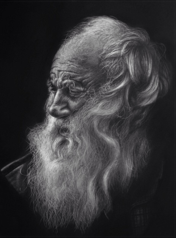 drawing How can I draw single hairs on a black background with